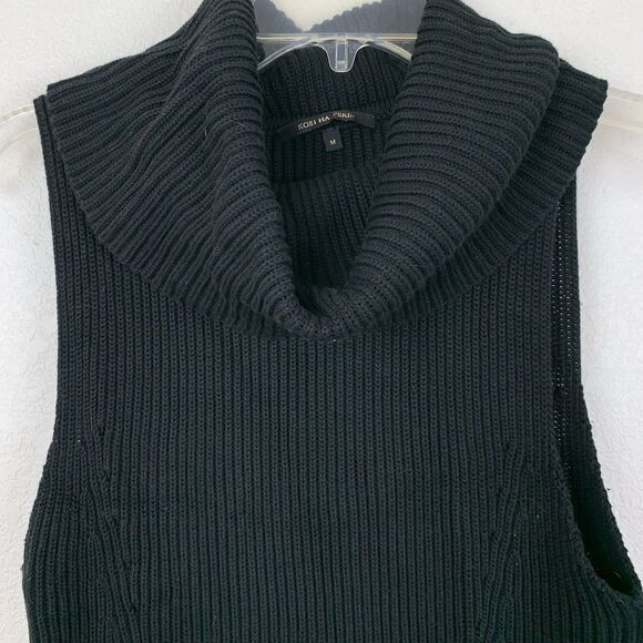 Kobi Halperin Sleeveless Turtleneck Knit Sweater M - Picture 2 of 8